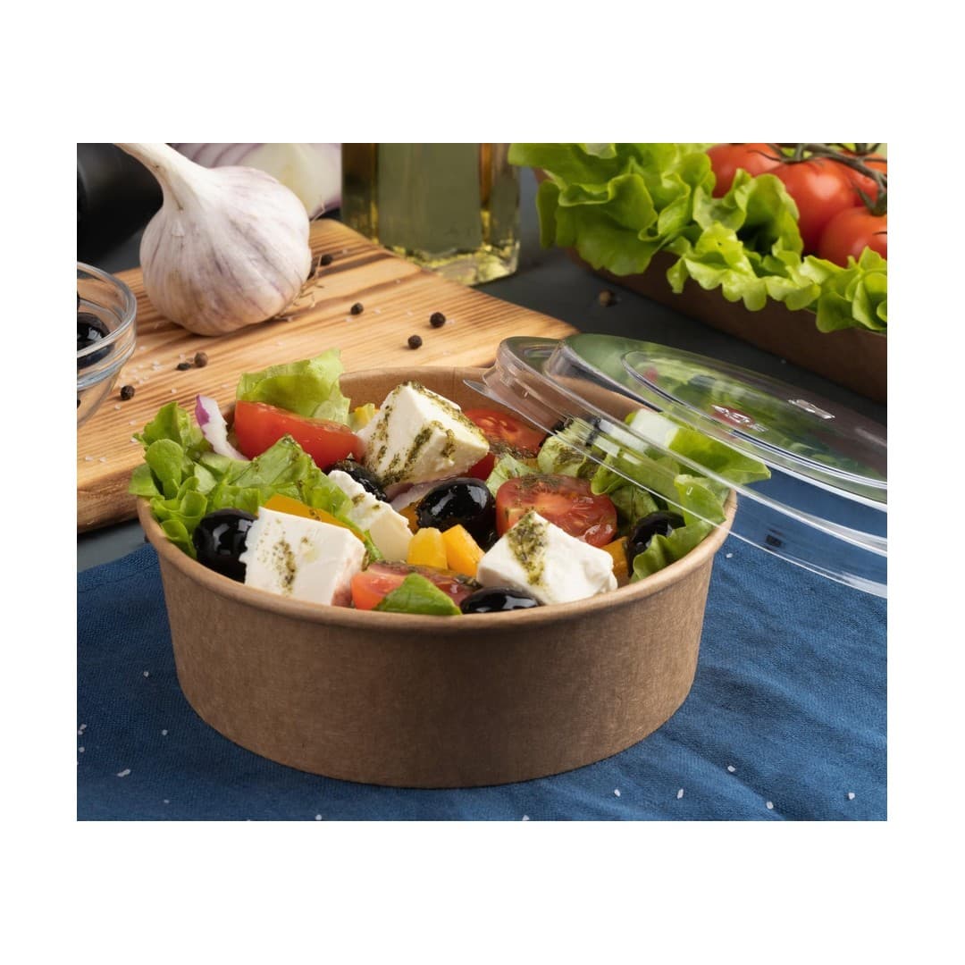 WELPA Salad Schale Bowls 1000ml mit Deckel 6x25