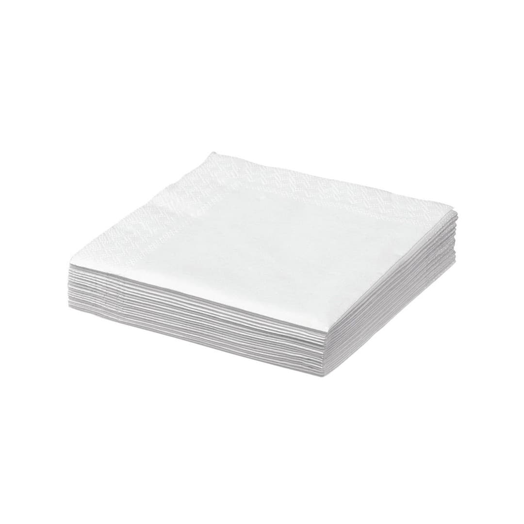 WELPA Serviette 40cm 2-lagig 1/4 weiss 2000Stk