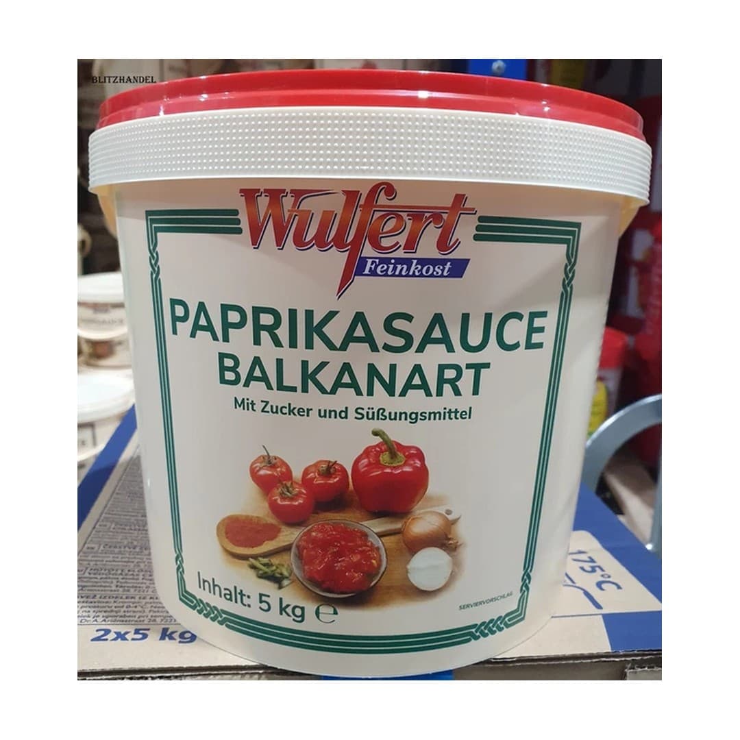Wulfert - Paprikasauce Balkanart - 10kg