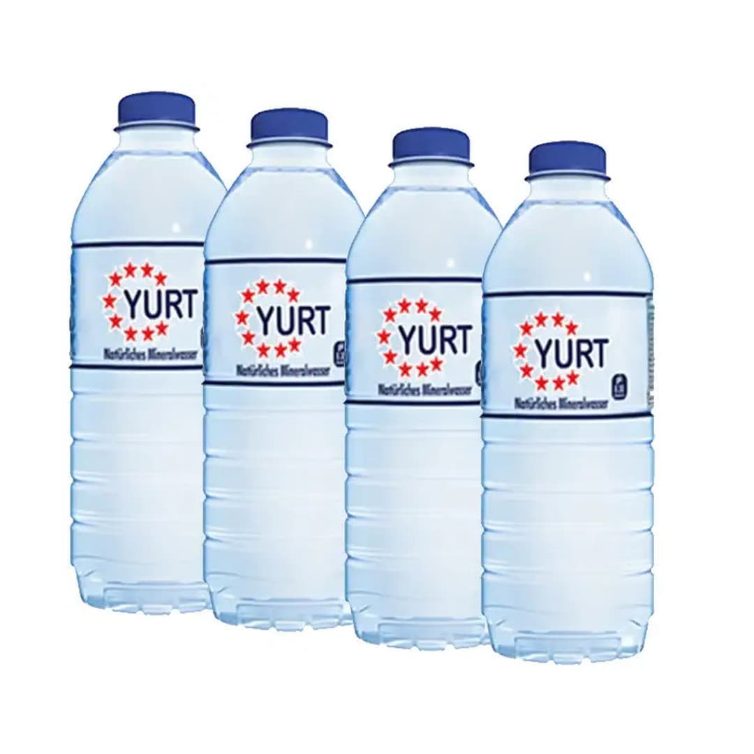 YURT Natürliches Mineralwasser Still 0,5l Flasche 24er Pack